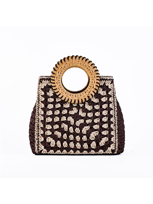 Borsa Mercy Crochet X02 Marrone/Avorio viamailbag | MERCY CROCHETX02